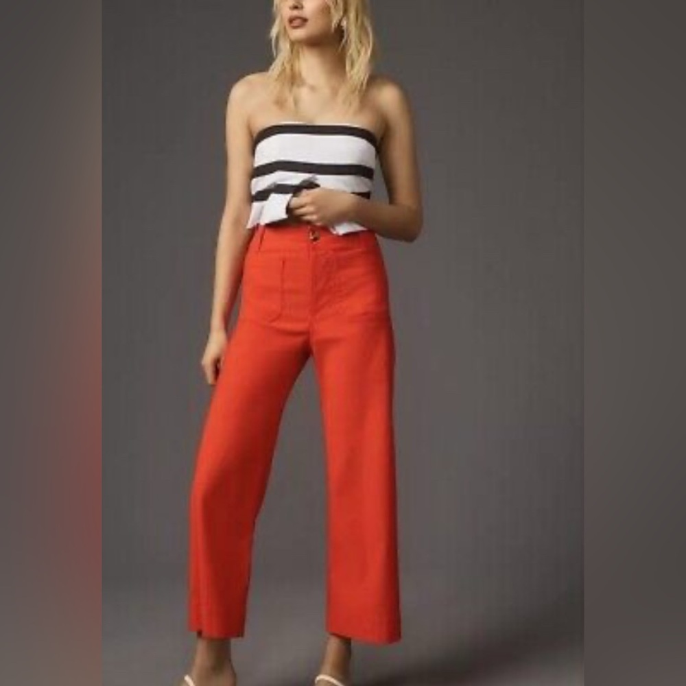 Maeve Anthropologie Colette Wide Leg Pant Size 26